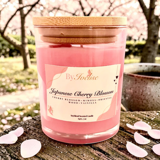 Japanese Cherry Blossom Candle
